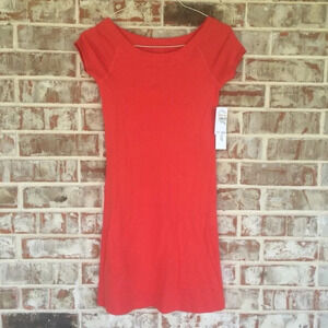 Workshop Soft Chili Pepoer Orange Knit Dress